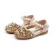 Spring And Autumn Little Girl Korean Fashion Sequined Princess Shoes Summer High Heel Comfortable Shoes Wholesale_viptrois.com