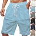 Men's Clothing Men's Heavy Knitted Jacquard Shorts Summer Trend High Street Casual Loose Fit Style For Formal & Casual_viptrois.com