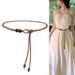 New Style Belt Women, Slim Accessory For Sweaters, Long Dresses, High-End Rope, White Decorative Waist Chain_viptrois.com