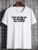 Therian Shirt, Stop Sitting On My Invisible Tail Fashion Unisex Streetwear Homme Stretched Comfortable Versatile Graphic Slightly Casual_viptrois.com