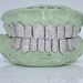 Real Gold Plated 10 Teeth Micro Paved Full Dia HIPHOP Bracelet Halloween Hip Hop Accessories_viptrois.com