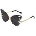 Women's Butterfly Sunglasses - Large Frame, Gradient Color, UV400 Protection, Trendy Street Style_viptrois.com
