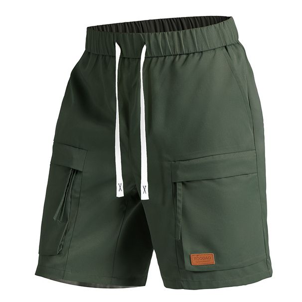 Work Shorts Men's Summer New Loose Outer Half Leg With Multiple Pockets Casual Sports Five Quarter Pants Men_viptrois.com