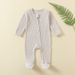 Kids' Clothing Baby Jumpsuit Autumn And Winter Baby Crawling Clothes Long Sleeved Zipper Crawling Clothes Newborn Clothes Fart Clothes Baby Pajamas_viptrois.com