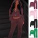 Men's Clothing Fashionable High-Waist Flare Pants & Tube Top Set With 3D Print – Retro Elegance In Black, Green, Pink, Wine Red (XS-XXL)_viptrois.com
