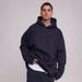 Men's Clothing Unisex Fleece-Lined Hoodie - Oversized Blank Pullover With Side Pockets Fashion Trends_viptrois.com