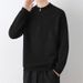 Pure Cross-Border Volume-48 Half-Zip Knitted Spri Autumn Winter Inner Layer Base Shirt Sweater American Casual Men's_viptrois.com