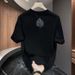Men's Clothing Printed Cotton Boys Short Sleeved T Shirt Summer New Round Neck T Shirt Versatile Men's Tops_viptrois.com