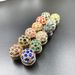 Unisex High-grade atmosphere luxury silk scarf buckle alloy full of diamond stars round creative jewelry magnetic gauze buckle female_viptrois.com