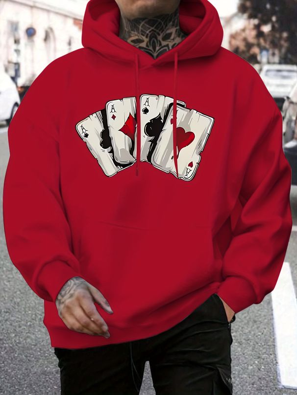 Autumn And Winte Men's Long Sleeved Round Neck Loose Oversized Top For R Breathable And Comfortable Hoodie_viptrois.com