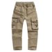 Trendy Multi-Color Jogger Pants For Men - All-Season Slim-Fit Cargo Pants With Adjustable Cuffs, Plus Size Comfort & Stylish Streetwear Design_viptrois.com