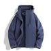 Unisex 3-in-1 Weatherproof Jacket – Thermal Windbreaker & Water-Resistant Shell For Outdoor Adventures (Glacier Blue/Black, S-6XL)_viptrois.com