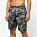 Men's Camo Cargo Shorts With Drawstring, Polyester Outdoor Utility Shorts For Summer Hiking & Casual Wear_viptrois.com