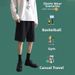 Men's Summer Thin Ice Silk Loose Fit Casual Beach Shorts Plus Size Stretch Fitness Sports Pants For Running_viptrois.com