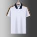 Summer Mens Polos Shirt Designer T Shirts GU Polo Man Luxur brand Tops With Stripe Neck Tshirts Unisex Streewears Short_viptrois.com