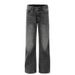 Men's Clothing Street Washed Crease Flared Jeans Hiphop Pants_viptrois.com
