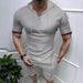 Men's Sporty Short Sleeve Hoodie T-Shirt And Shorts Set Casual Summer Quick-drying Comfortable Breathable Clothing Set_viptrois.com