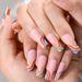 Nail Strips Nails Nail Art Patches Rainbow European Square Frosted Nails Finished_viptrois.com