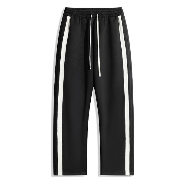 Men's Plus Size Sweatpants - Loose Fit Straight Leg Joggers For Big & Tall - Comfortable Casual Athletic Pants With Elastic Waistband & Pockets_viptrois.com