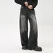 Men's Clothing | 2024 Summer New Arrivals High Street Retro Whisker Washed Black and Gray Jeans_viptrois.com
