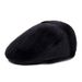 New Fashionable Outdoor Beret Hat For Middle-aged Elderly Men, Forward Cap, Men's Autumn And Winter Warm Duckbill Cap_viptrois.com