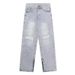 American Retro Distressed Wide Leg Jeans, New Summer Style, Thin, High Waisted, Loose, Slimming, Couple's Floor Length Pants_viptrois.com
