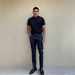 New Men's Slim Fit Business Dress Pants Solid Color Elastic Straight Leg Casual Commuter Trousers_viptrois.com