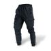 Men's Casual Loose Large Size Speed Woven Trousers Multi-Pocket Sports Overalls Breathable Cotton Blends For All Seasons_viptrois.com