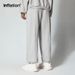 Men's Clothing New Fashion Brand One piece Fleece Wide leg Sweatpants Men and Women Warm Fleece Drawstring Sports Pants_viptrois.com