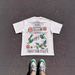 Heavyweight Pure Cotton Oversized T-Shirt 250g Short Sleeved Art Print for Couples And Men Y2K Style Loose Fit_viptrois.com