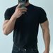 Elastic Hem Training Tee - 93% Cotton High-Stretch Gym Shirt With Breathable Round Neck (Unisex, Quick-Dry, Multi-Sport)_viptrois.com