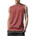 Solid Color For Men Running Training Fitness Top Casual Quick-Dry Men's Sleeveless Vest Sports_viptrois.com