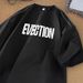 2025 Summer New Fashion Garden Collar Ice Silk T-Shirt Men's Loose Large Zipper Design Five Quarter Short Sleeve Top_viptrois.com