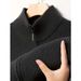 Stand Up Cardigan, Knitted Sweater, Men's Autumn And Winter Zipper Sweater, Thick And Casual Loose Jacket_viptrois.com
