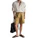 Men's Clothing Striped Long Sleeved Shirt Men's Spring And Summer Light Mature Style Casual Non Iron Blue Light Sun Protection Shirt_viptrois.com