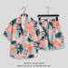 Men's Clothing Summer Men's Quick Drying Short Sleeved Floral Shirt Suit Hawaiian Beachwear Loose Casual Two Piece Suit Outerwear Shorts_viptrois.com