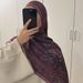 Muslim headscarf Popular Ethnic Style Cashew Pattern Jacquard Fringe Scarf Woman Shawl Woman_viptrois.com