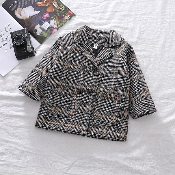 Kid's Clothing 2024 Boys Small and Medium Children's Woolen Coat Children's Woolen Coat_viptrois.com