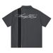 Men's Short Sleeve Stripes & Embroidery Streetwear Camp_viptrois.com