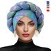 Women's Hats Twisted Laser Color Matching Ethnic Hot Diamond Headscarf Fashion Thick Braid Headband Hat_viptrois.com