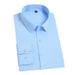 Men's Stretch Comfort Dress Shirt – Slim Fit Professional Office Wear, Wrinkle-Resistant & Breathable, White Formal Shirt For Interviews & Business_viptrois.com