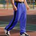 Autumn And Winter Simple Light Luxury Heavyweight Men's Terry Loose Contrast Color Large Size Casual Sports Sweatpants Men_viptrois.com