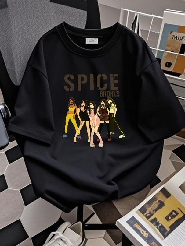 FUNNY SPICE GrohlS Dave Grohl T-sHIRT SHORT SLEEVE ALL SIZES Q1417 Homme Stretched Slightly Unisex Soft Casual Graphic Streetwear Stylish_viptrois.com