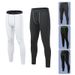 Men's clothing Compression pants Men's sports leggings Quick dry breathable training fitness pants running_viptrois.com