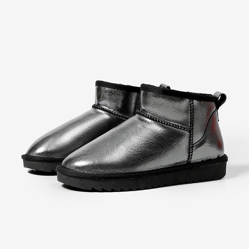 Women's snow boots short boots waterproof, non-slip, warm and thick warm women's shoes_viptrois.com