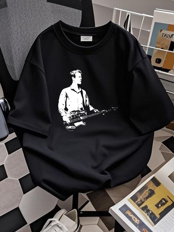 Mark Sand Men T-shirt Black Short Sleeve All Sizes S To 345Xl Q334 Comfortable Streetwear Slightly Stretched Breathable Soft Graphic Fashion_viptrois.com