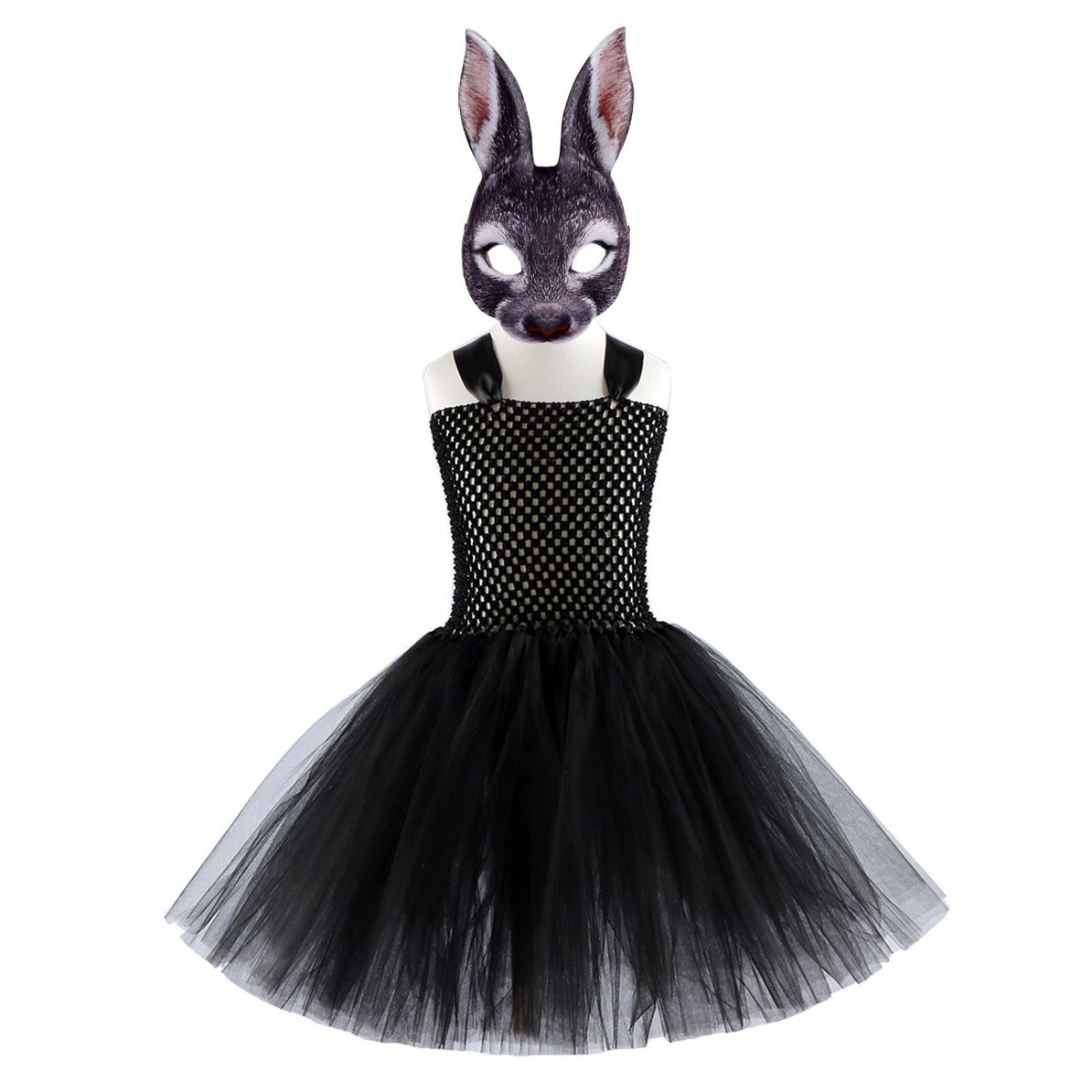 Easter Children's Princess Dress Rabbit Mask Carrot Three Piece Suit Girls TUTU Skirt Role Play Suit_viptrois.com