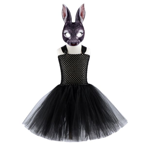 Easter Children's Princess Dress Rabbit Mask Carrot Three Piece Suit Girls TUTU Skirt Role Play Suit_viptrois.com