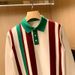Men's Autumn Light Vertical Striped Knitted Polo Shirt Long-Sleeved Slim Fit Fashion Brand Lapel Sweater For Mature Style_viptrois.com