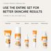 One Of Vitamin C Skincare, Beauty Light Beige Care Women, Including Turmeric Cleanser, Serum, Toner, Eye Cream, Deep_viptrois.com